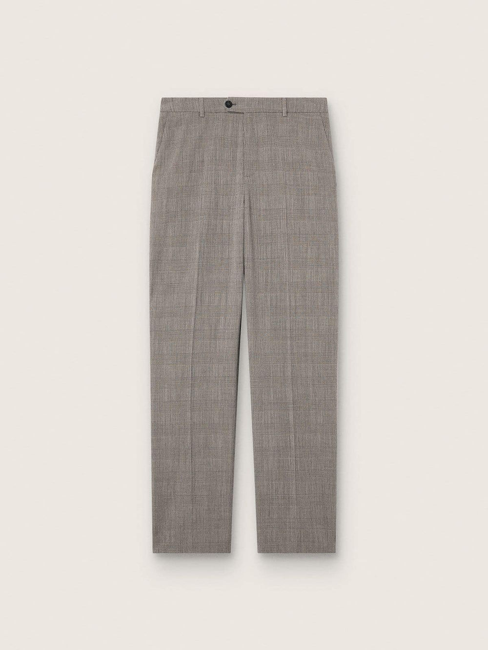 Golden Goose Men’s slim-fit pants in gray Prince of Wales check