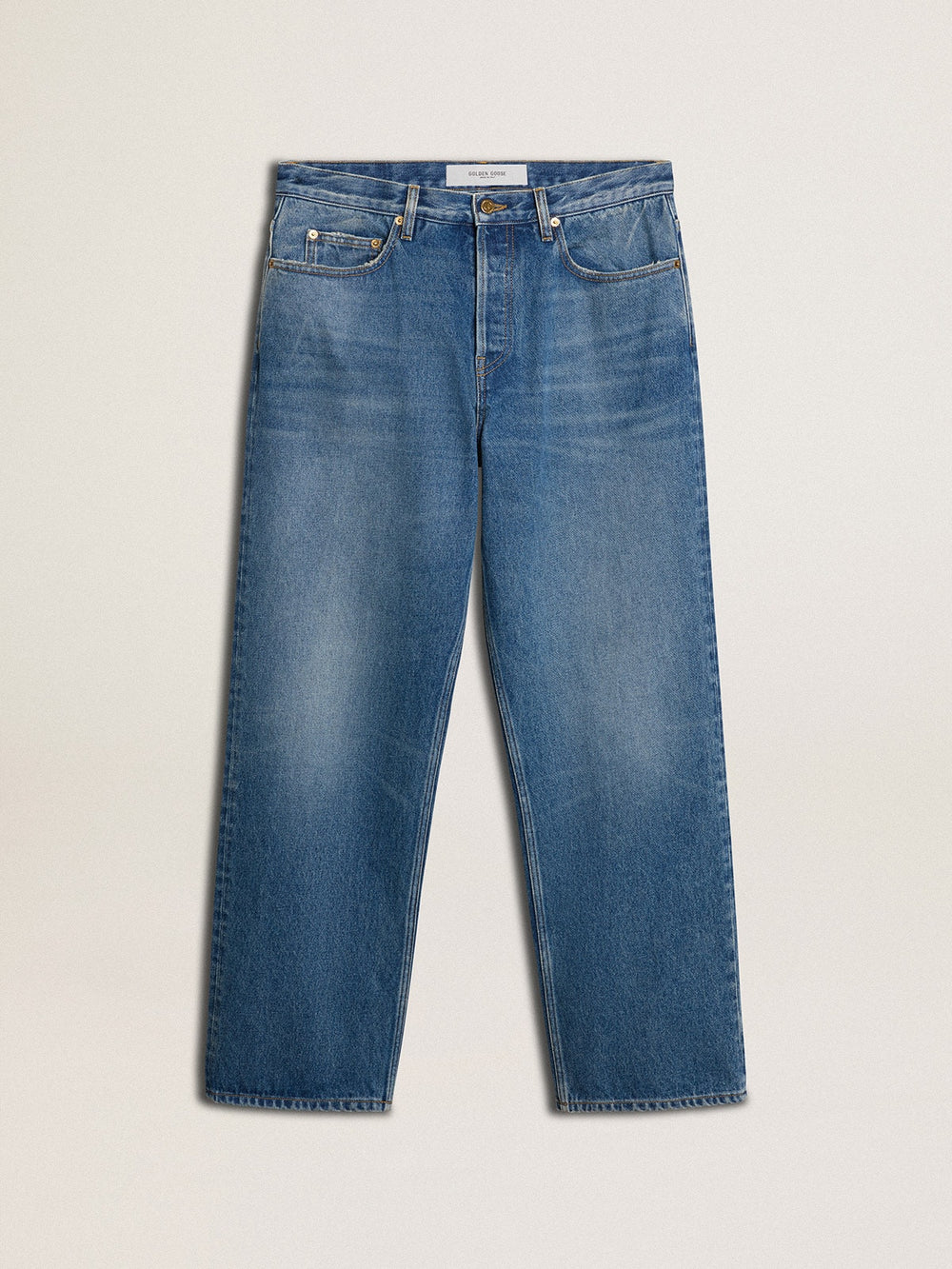 Golden Goose Blue medium wash loose jeans