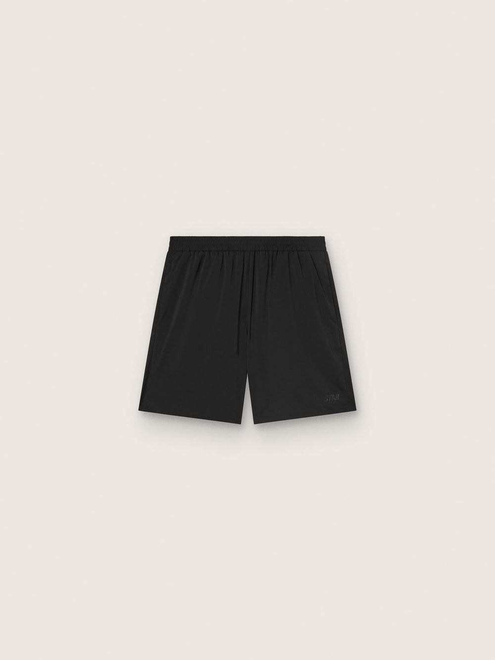 Golden Goose Men's black double-layer sports shorts