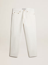 Golden Goose Men's white denim pants