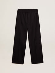 Golden Goose Men’s joggers in dark blue wool