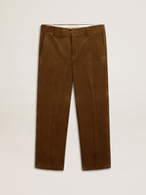 Golden Goose Men's dark olive corduroy pants