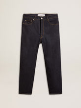 Golden Goose Men’s dark blue jeans in one-wash denim