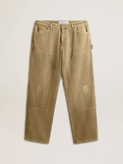 Golden Goose Men's distressed-effect cotton pants