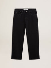 Golden Goose Men's black one-wash jeans