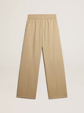 Golden Goose Men’s sand-colored joggers with pocket on the back
