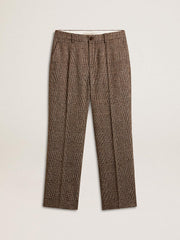 Golden Goose Men's soft houndstooth pants