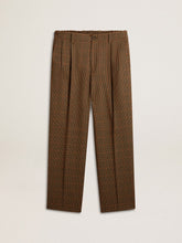 Golden Goose Men's pants in three-colored houndstooth