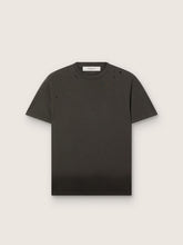 Golden Goose Men’s T-shirt in anthracite cotton jersey with perforated heart