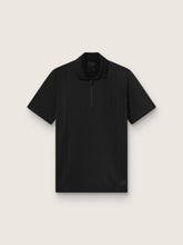 Golden Goose Men's black sports zipped polo shirt