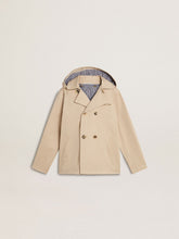 Golden Goose Kids’ trench jacket with removable inner gilet