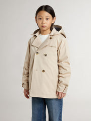Golden Goose Kids’ trench jacket with removable inner gilet
