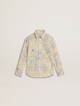 Golden Goose Girls' cotton shirt with multicolor floral print