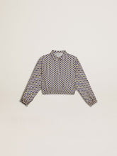 Golden Goose Girls' polo shirt with geometric print