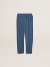 Golden Goose Kids’ blue joggers with embroidery