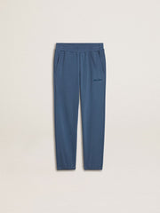 Golden Goose Kids’ blue joggers with embroidery