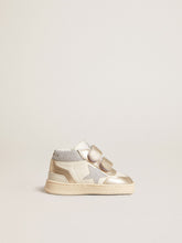 Golden Goose June Junior in nappa and metallic leather inserts with glitter star