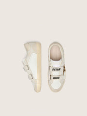 Golden Goose Junior Old School in nappa with leopard-print pony skin star and leather inserts