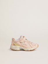 Golden Goose Junior Lightstar in pink leather and mesh with pink leather star
