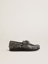 Golden Goose Young Cruise loafer in black distressed leather