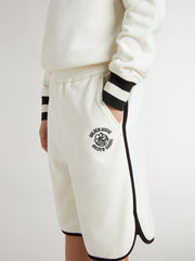 Golden Goose Boy's white shorts with embroidered logo
