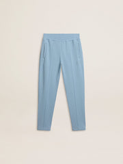 Golden Goose Boys' light blue printed joggers