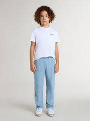 Golden Goose Boys' light blue printed joggers