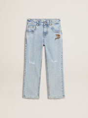 Golden Goose Boys' light denim jeans