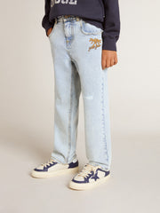 Golden Goose Boys' light denim jeans