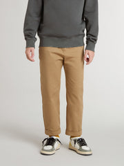 Golden Goose Kids’ chinos in tobacco-colored cotton