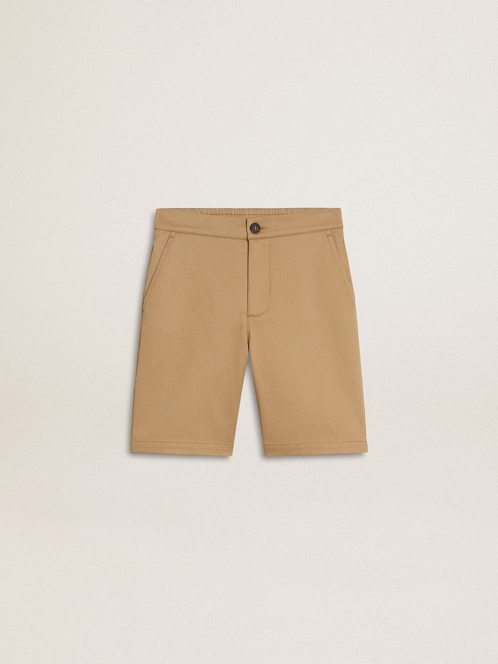 Golden Goose Boys' shorts in beige cotton