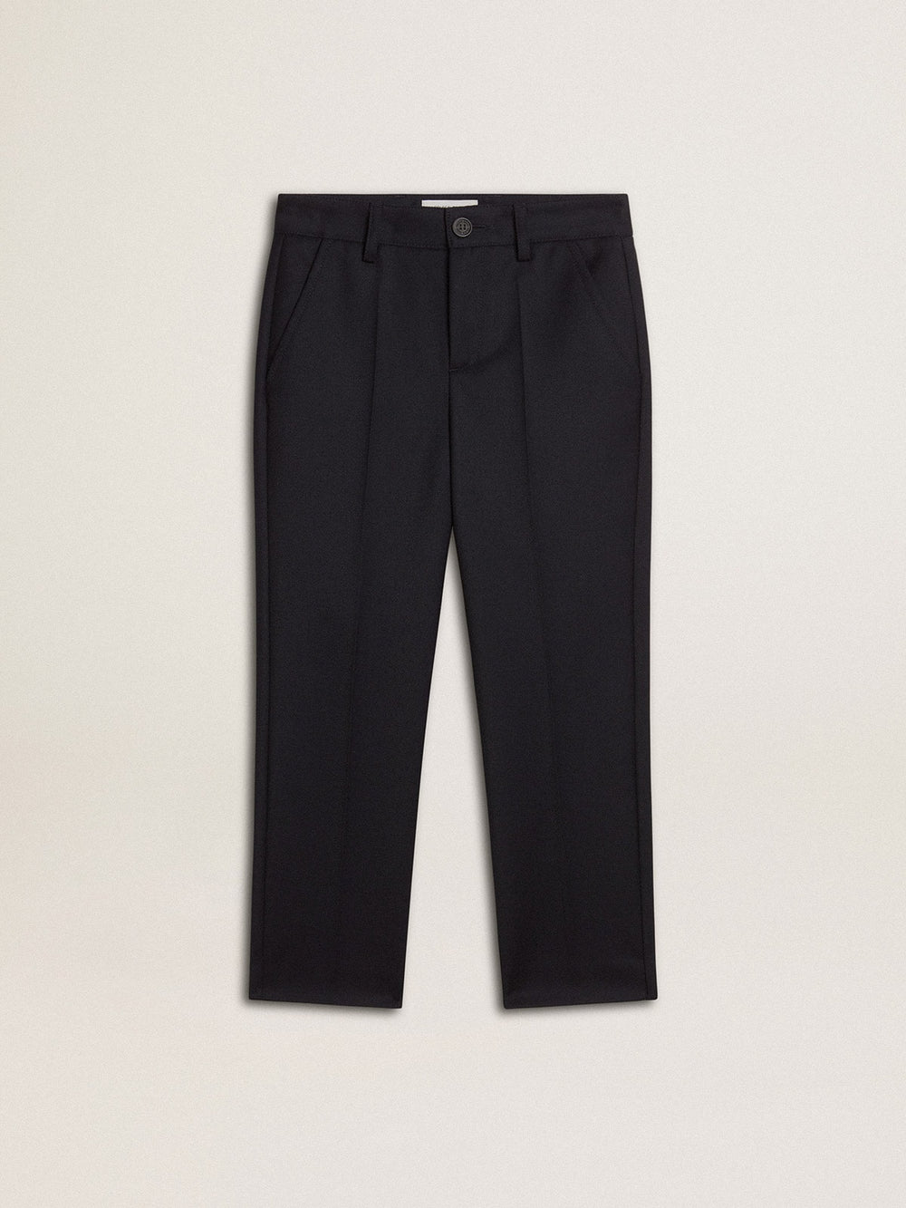 Golden Goose Boys' dark blue wool pants
