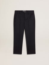 Golden Goose Boys' dark blue wool pants
