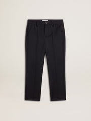 Golden Goose Boys' dark blue wool pants