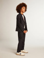 Golden Goose Boys’ pants in dark blue wool
