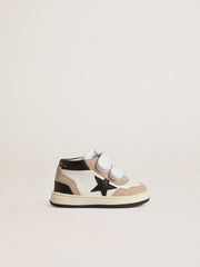 Golden Goose Junior June in nappa with suede inserts and black leather star