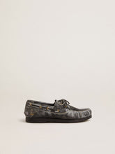 Golden Goose Junior Cruise loafer in black distressed leather