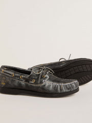 Golden Goose Junior Cruise loafer in black distressed leather
