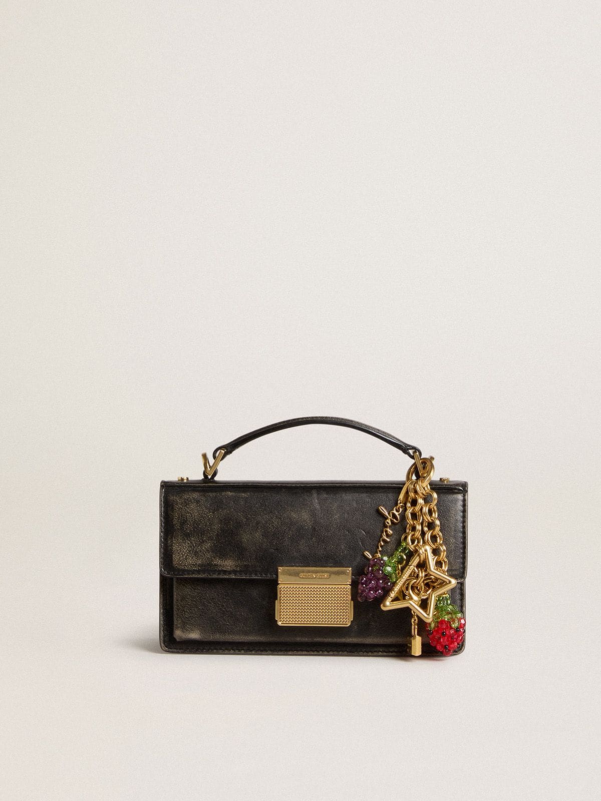 Golden Goose Gold-colored brass charm with Golden Goose signature