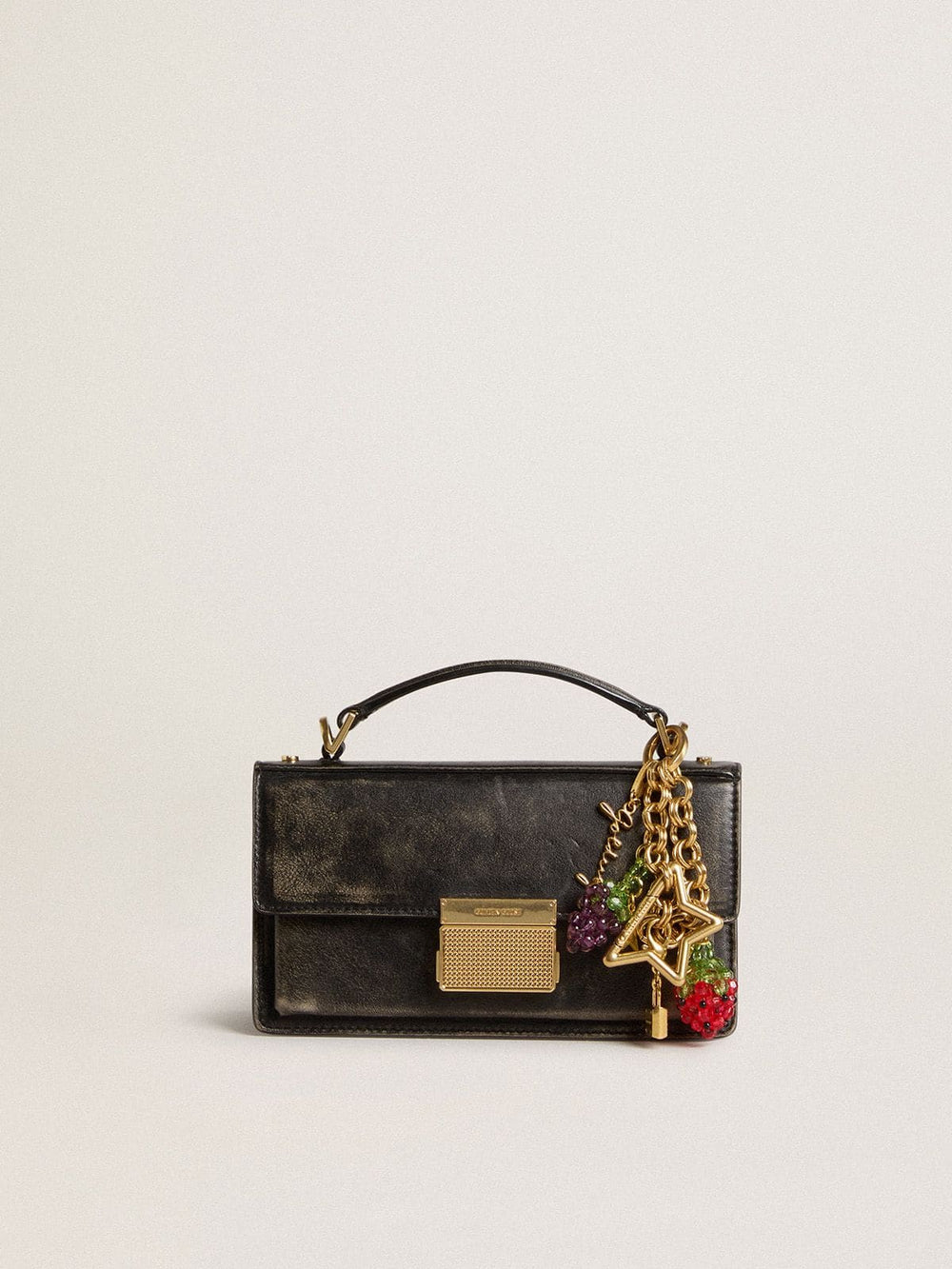 Golden Goose Gold-colored brass charm with Golden Goose signature