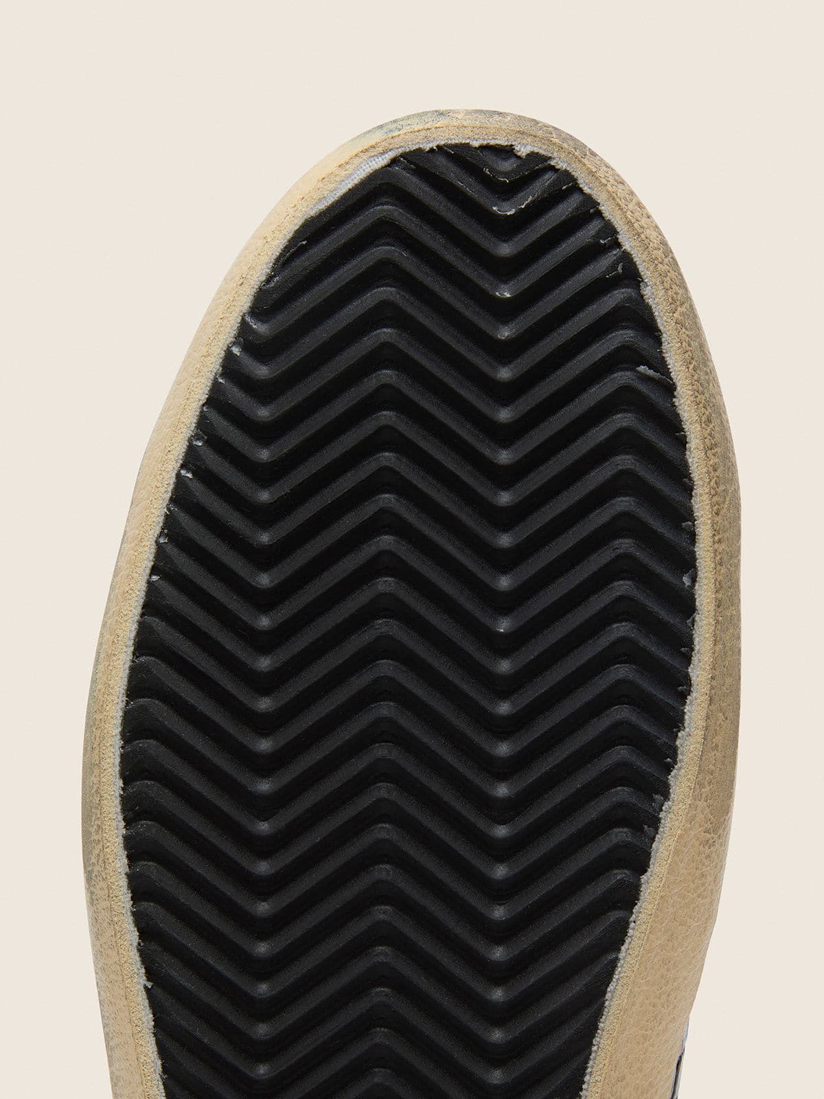Golden Goose Women's Super-Star LTD in black croc-print leather with black suede star and heel tab