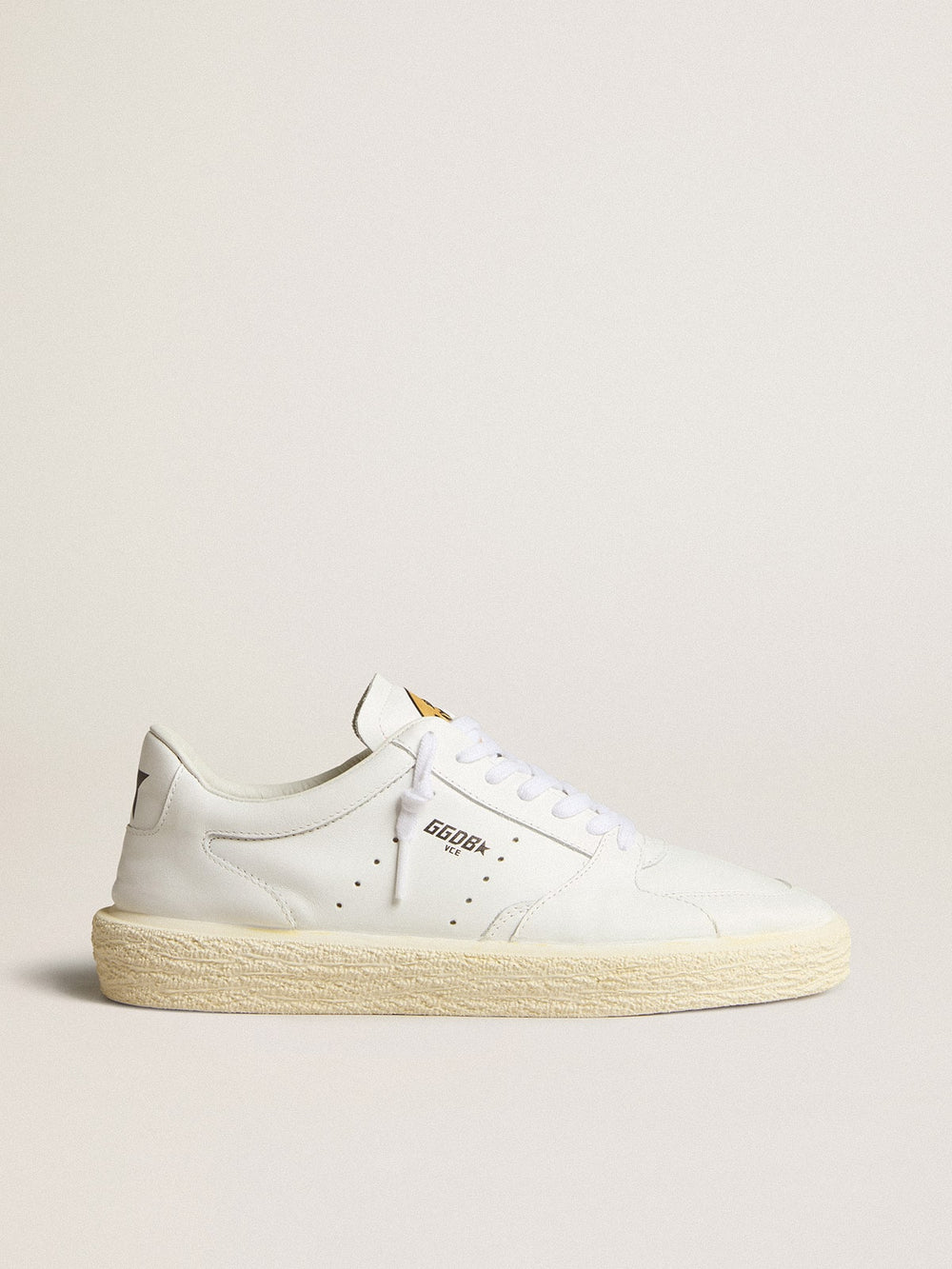 Golden Goose Women's Tenth Star in white leather
