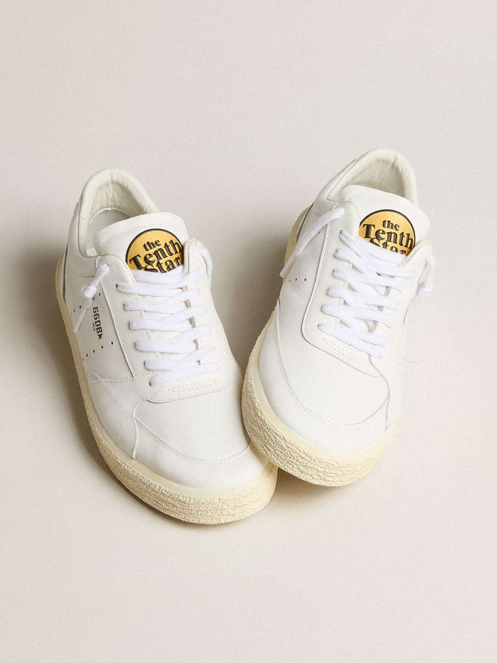 Golden Goose Women's Tenth Star in white leather