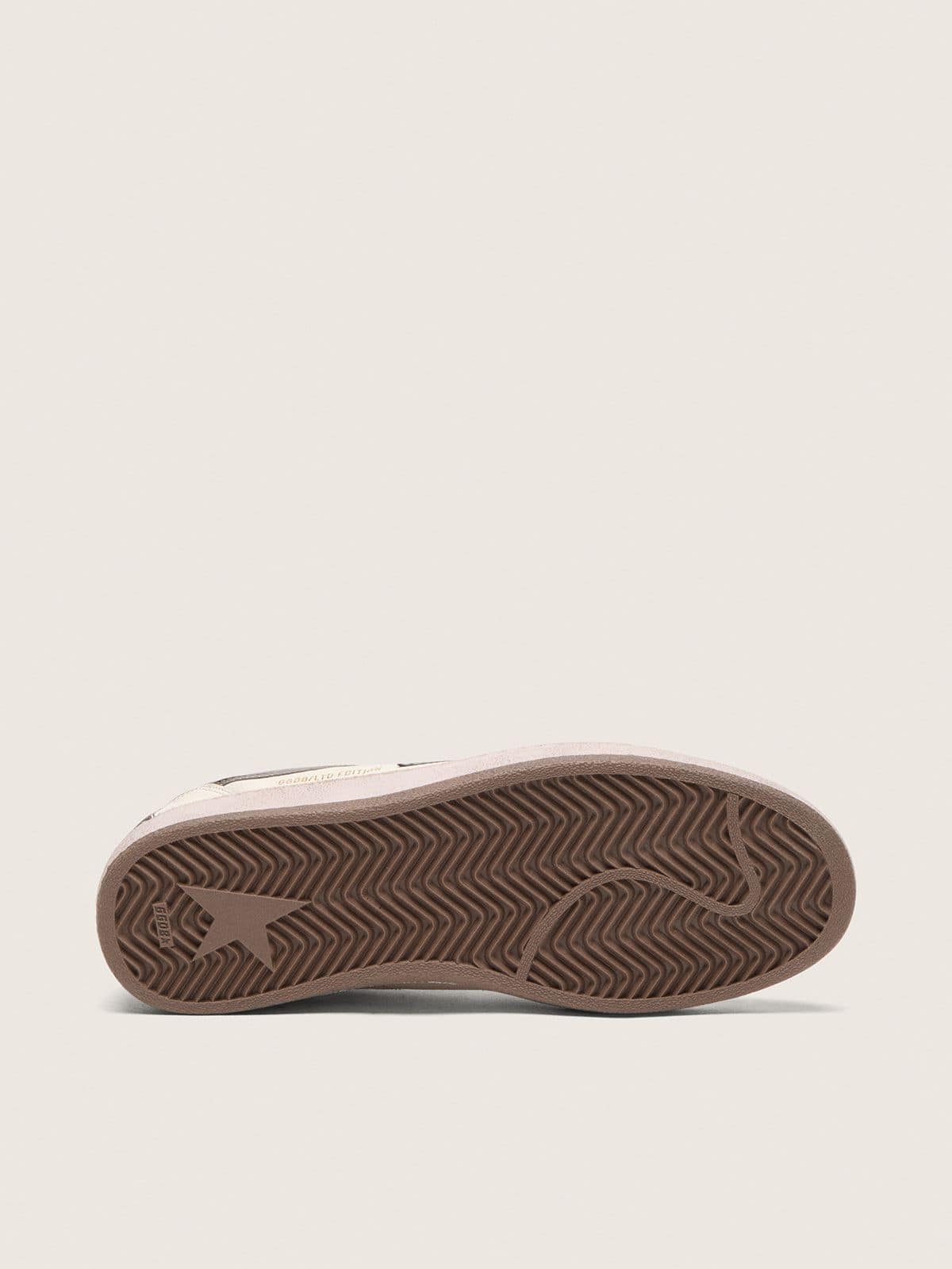 Golden Goose Women's Ball Star LTD in nappa leather with metallic bio-based star and inserts