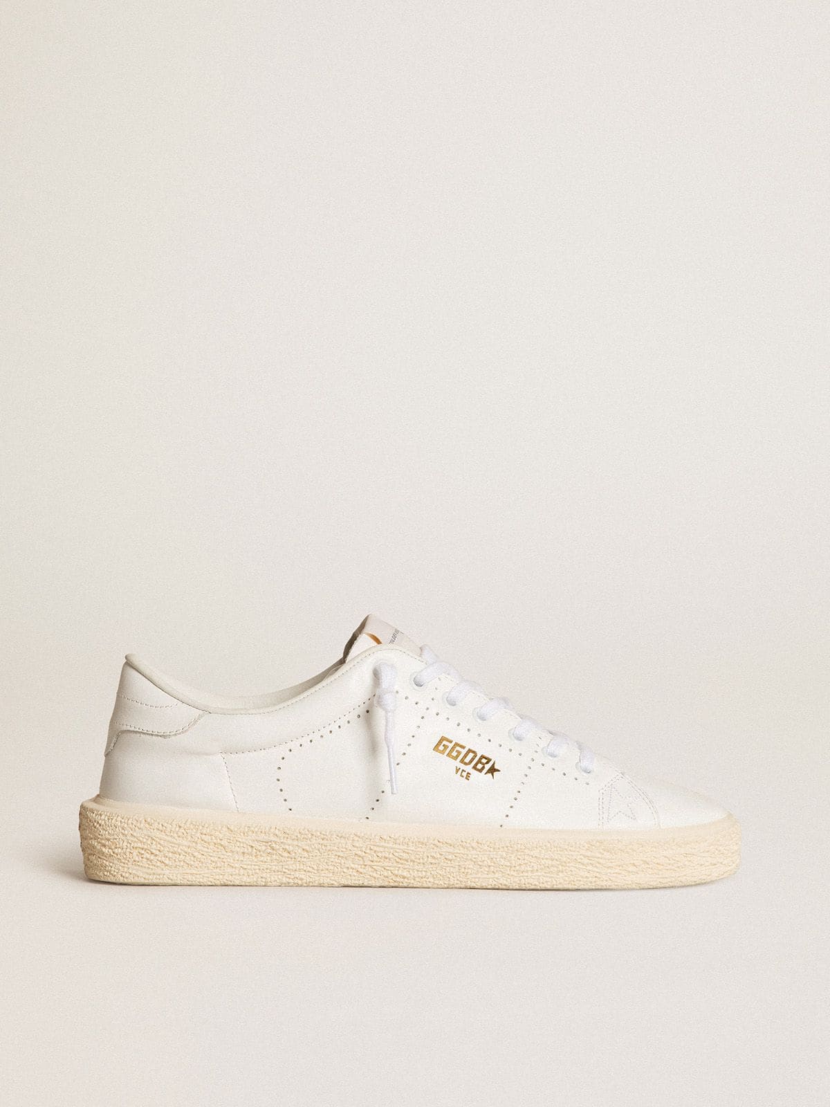 Golden Goose Women’s Tennis in white leather