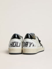 Golden Goose Women's Ball Star Wishes in nappa with black naplak star and heel tab