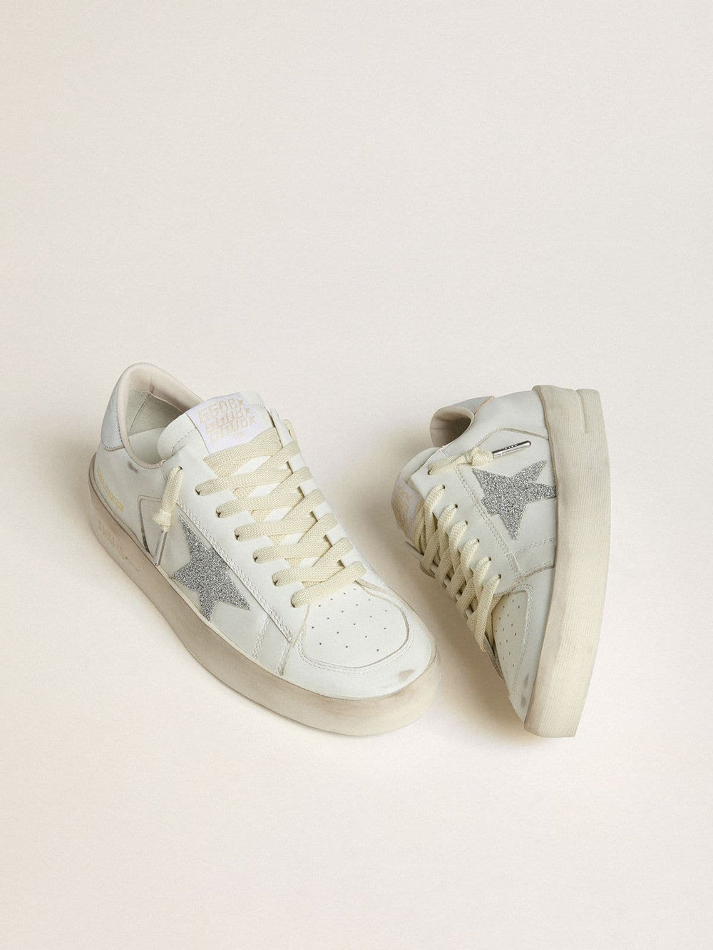 Golden Goose Women’s Stardan LTD with Swarovski crystal star and metallic leather heel tab