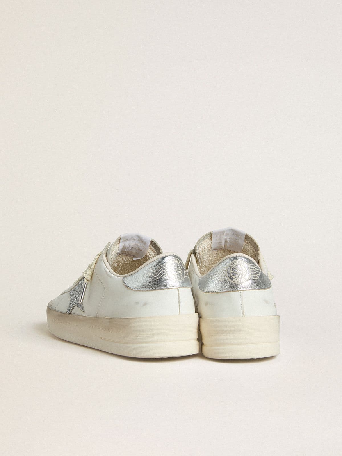 Golden Goose Women’s Stardan LTD with Swarovski crystal star and metallic leather heel tab