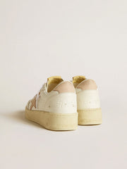 Golden Goose Women's Ball Star with pink nubuck star and heel tab