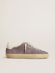Golden Goose Women's Soul Star in lilac suede with white leather heel tab